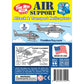 TimMee Air Support Helicopters - 2pc Gray Plastic Army Men Choppers US Made
