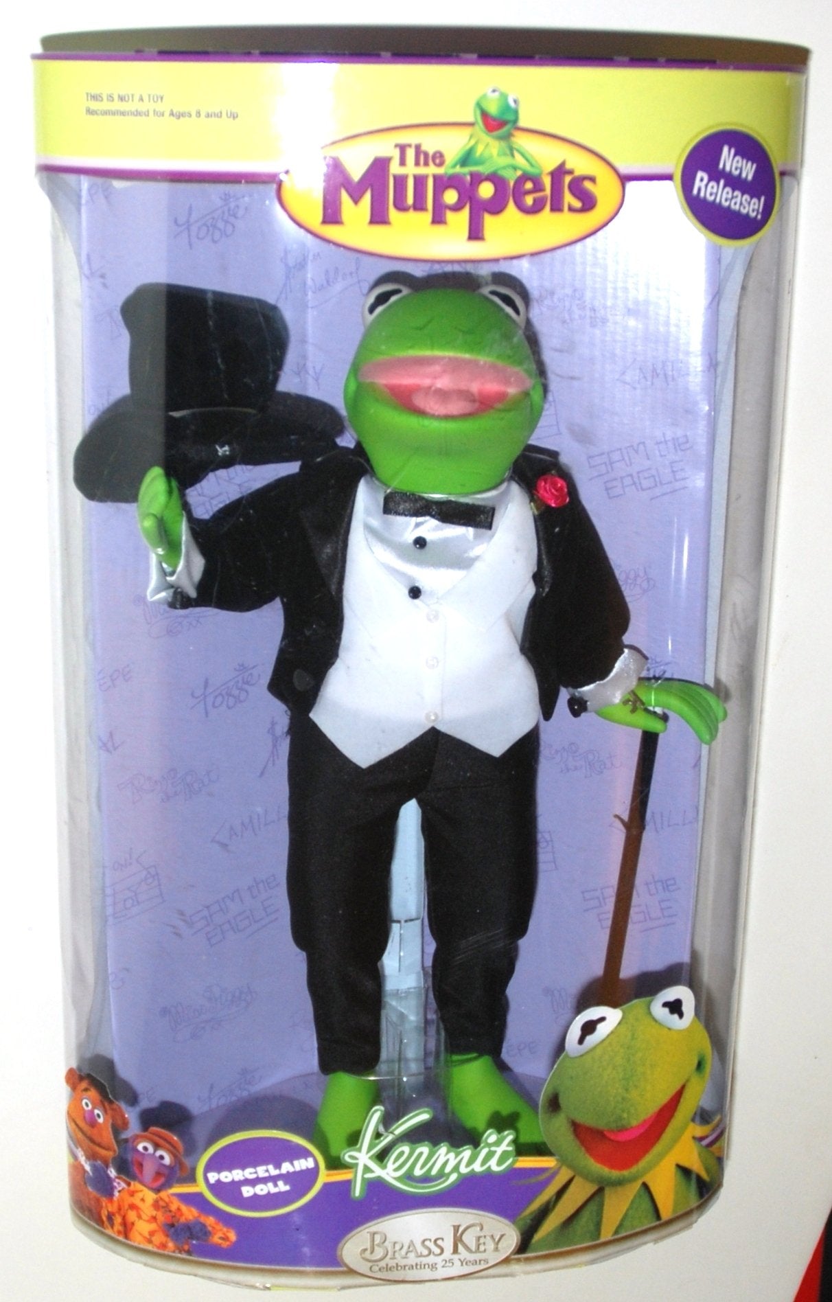 The Muppets; 12" Kermit (Porcelain Doll)