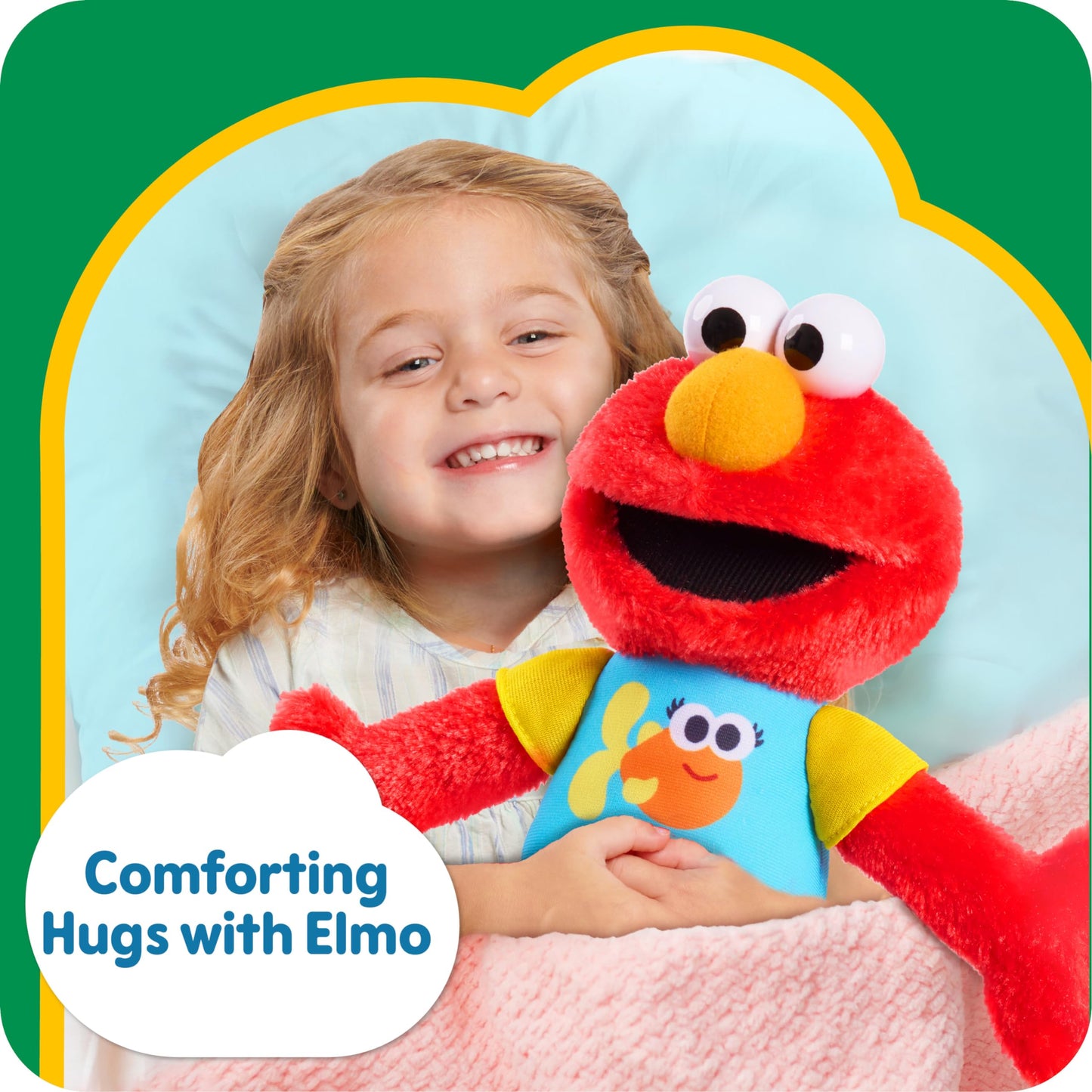 Sesame Street 13-inch Sing-Along Plush Elmo Stuffed Animal, Kids Toys for Ages 18 Month by Just Play