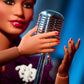 Barbie Inspiring Women Series Ella Fitzgerald Collectible Doll, Approx. 12-in, Wearing Purple Gown, with Microphone, Doll Stand and Certificate of