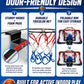 LAO XUE Indoor Basketball Hoop for Kids,Mini Hoop with LED Scoreboard