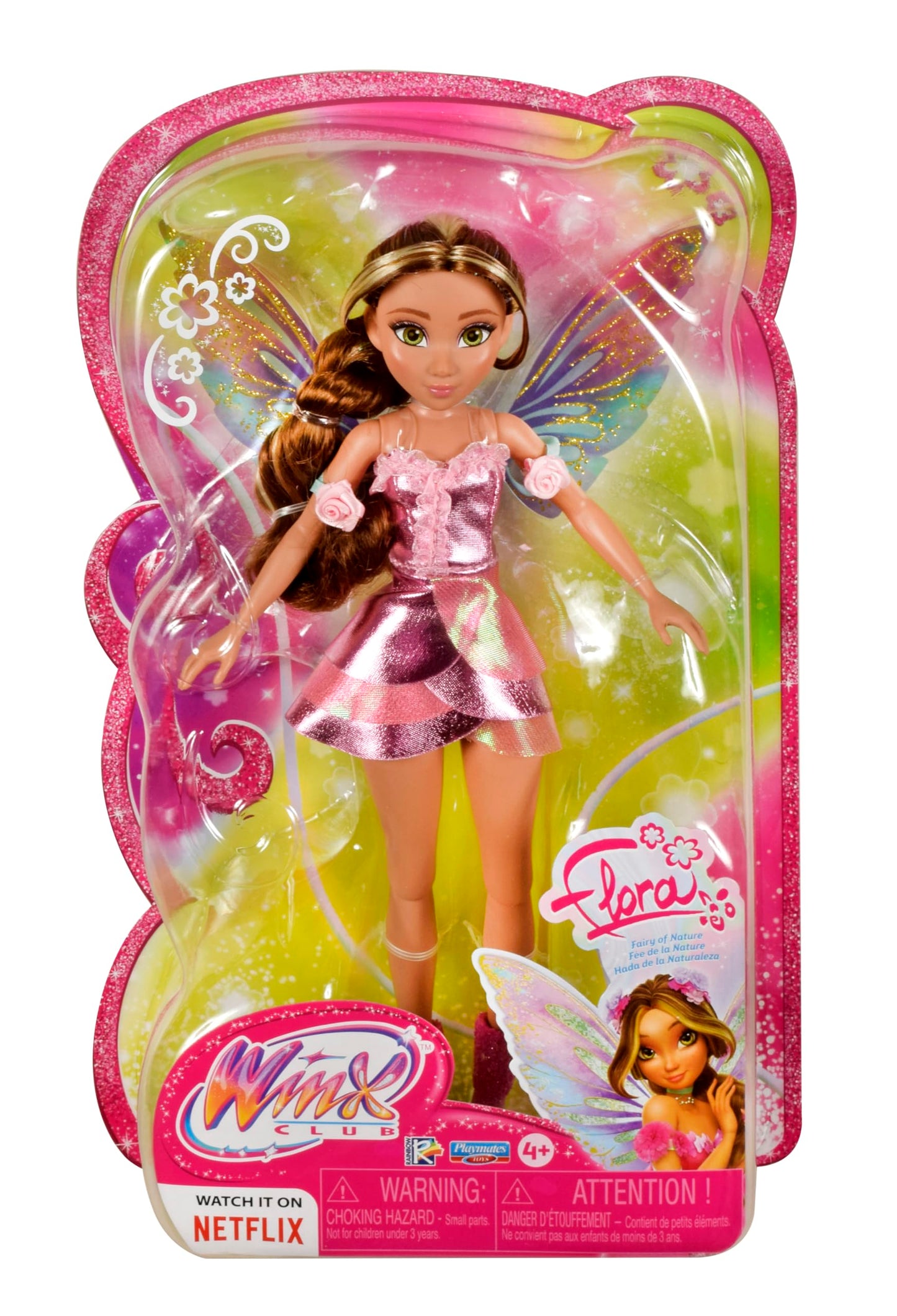 Winx Club Flora Fairy Doll by Playmates Toys