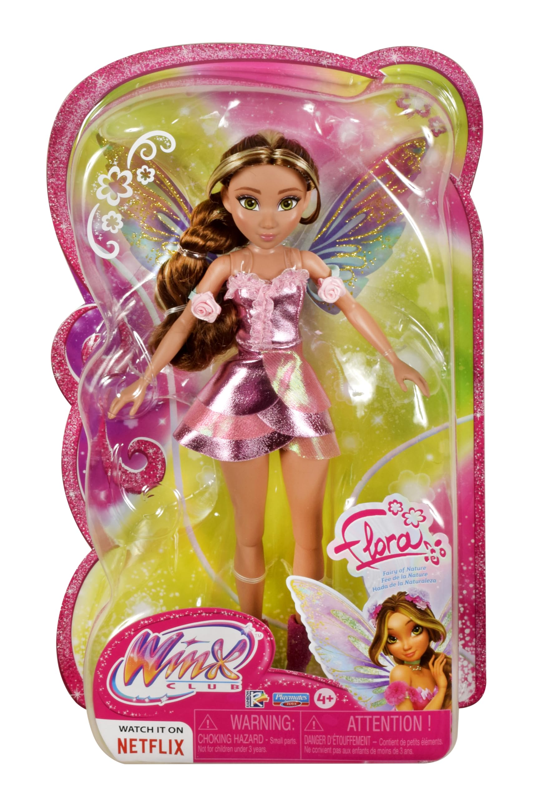 Winx Club Flora Fairy Doll by Playmates Toys