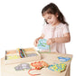 Melissa & Doug Alphabet Wooden Lacing Cards With Double-Sided Panels and Matching Laces