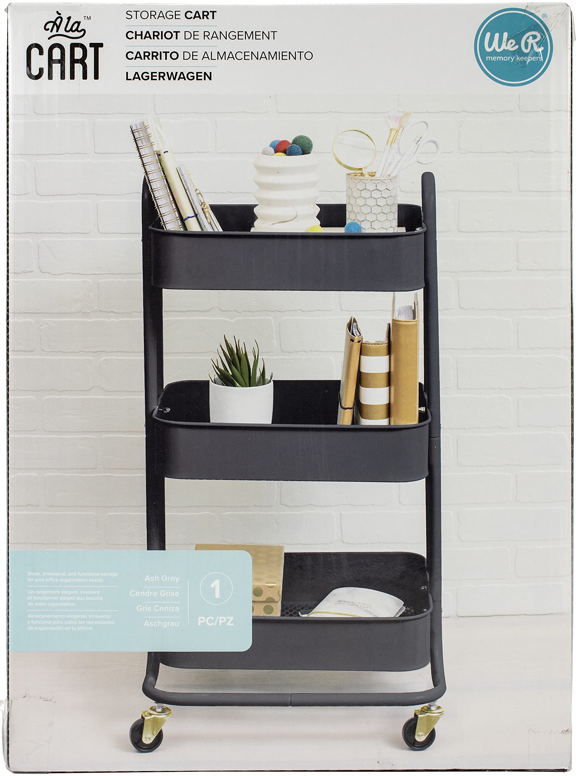 AMERICAN CRAFTS / WE R MEMORY A LA CART Storage Burnt ASH