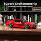 Mould King Speed Champion M8 Racing Car Building Kit with Acrylic Display Case, 27072 Collectible Model Car Kits, Building Blocks Kit Racing Toy Cars