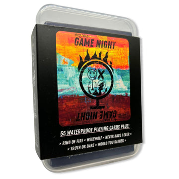 Game Night: The Best 5 Party Games in 1 Deck of Waterproof Playing Cards