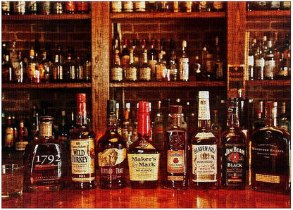 yoofun Adult Puzzles, Whiskey Puzzles for Adults - 1000 Piece Jigsaw