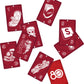 Mattel Games UNO Mattel 80th Ruby Red Card Game for Kids, Adults & Family Nights, Game Nights, Travel, Camping & Parties.