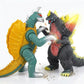 JAYKENIXO 2 Pack NEW Large Dragon Monster Action Figures 11 Inch - Movable Joints, Detailed Kaiju Creature Toys with Carry Bag for Kids Play