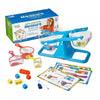 hand2mind Let's Learn to Measure Activity Set, Kids Measuring Cups, Bucket Balance, MathLink Cubes and Activity Cards Set, Teacher Supplies, Classroom
