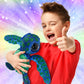 DolliBu Blue Sea Turtle Super Soft Stuffed Animal, Cute Realistic Stuffed Animals for Girls. Boys and Adults Animal Gifts, Kids Ocean Nursery Decor