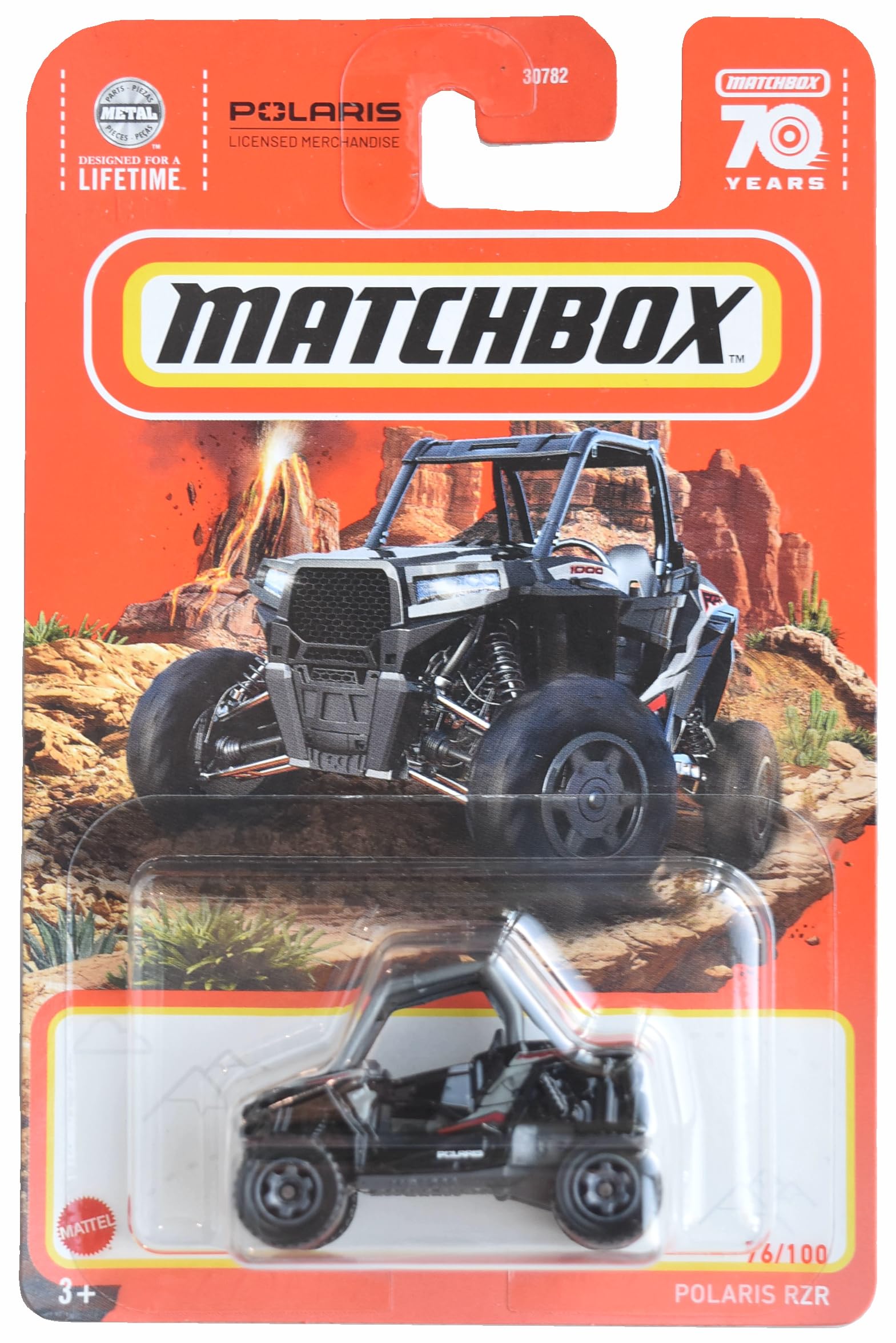 Matchbox Polaris RZR, 70 Years 76/100 [Black]