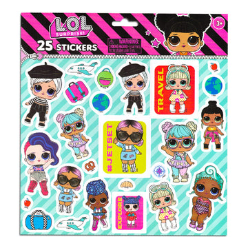 LOL Surprise Puzzle Box Bundle for Kids 3 Foot Puzzle 46 Pieces with Reward Stickers and Cat Door Hanger