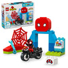 LEGO DUPLO Marvel Spin's Motorcycle Adventure Building Toys Playset - Spidey and His Amazing Friends Toys for Toddlers, Boys & Girls, Ages 2+ Years -