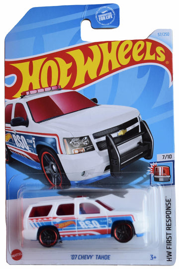Hot Wheels '07 Chevy Tahoe, HW First Response 7/10 [White] 57/250