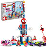 LEGO Marvel Spider-Man Webquarters Hangout 10784 Building Set - Spidey and His Amazing Friends Series, Spider-Man, Miles Morales, and Green Goblin