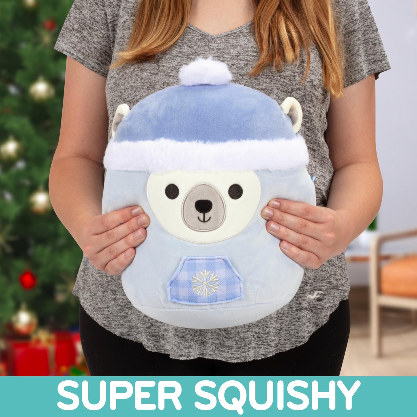 Squishmallows Original 10-Inch Brooke The Polar Bear - Official Jazwares Plush- Collectible Soft & Squishy Bear Stuffed Animal Toy- 2026 Limited