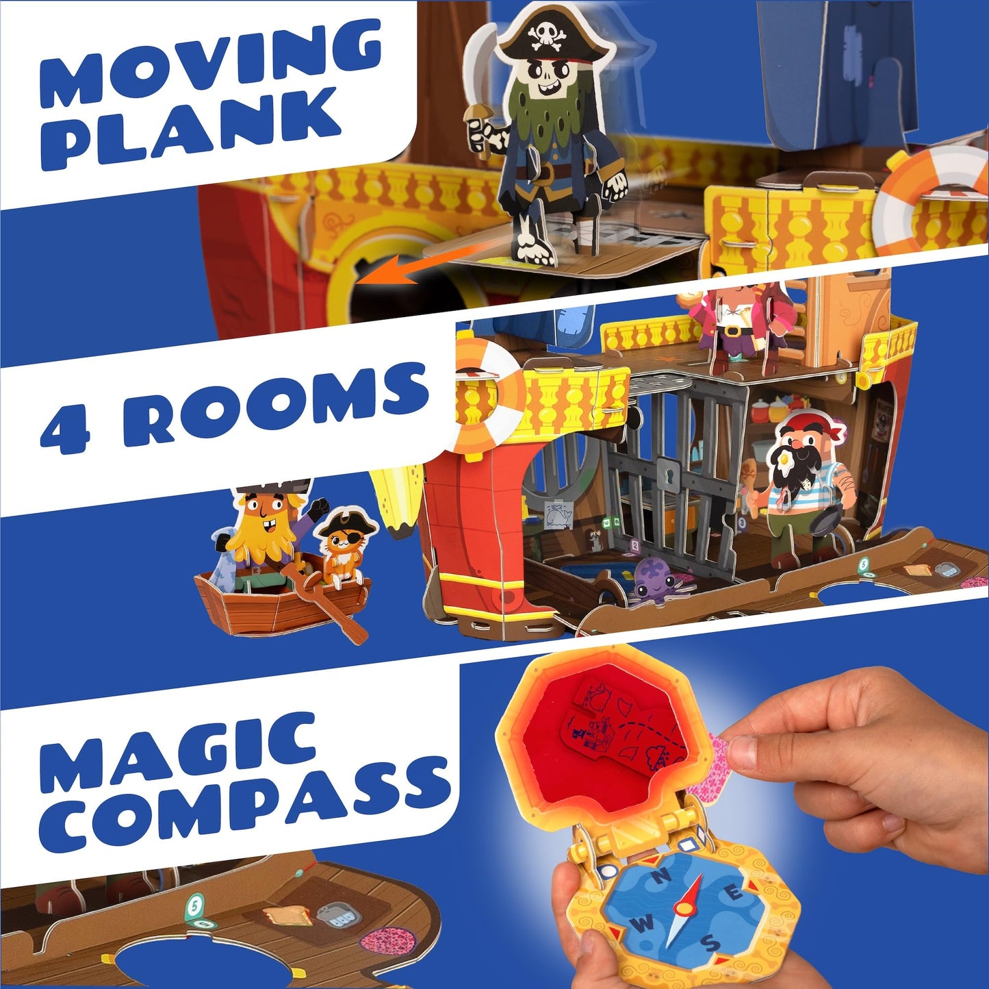 Plucky Pirates Banana-Rama Pirate Ship Playset (Pre-Order)