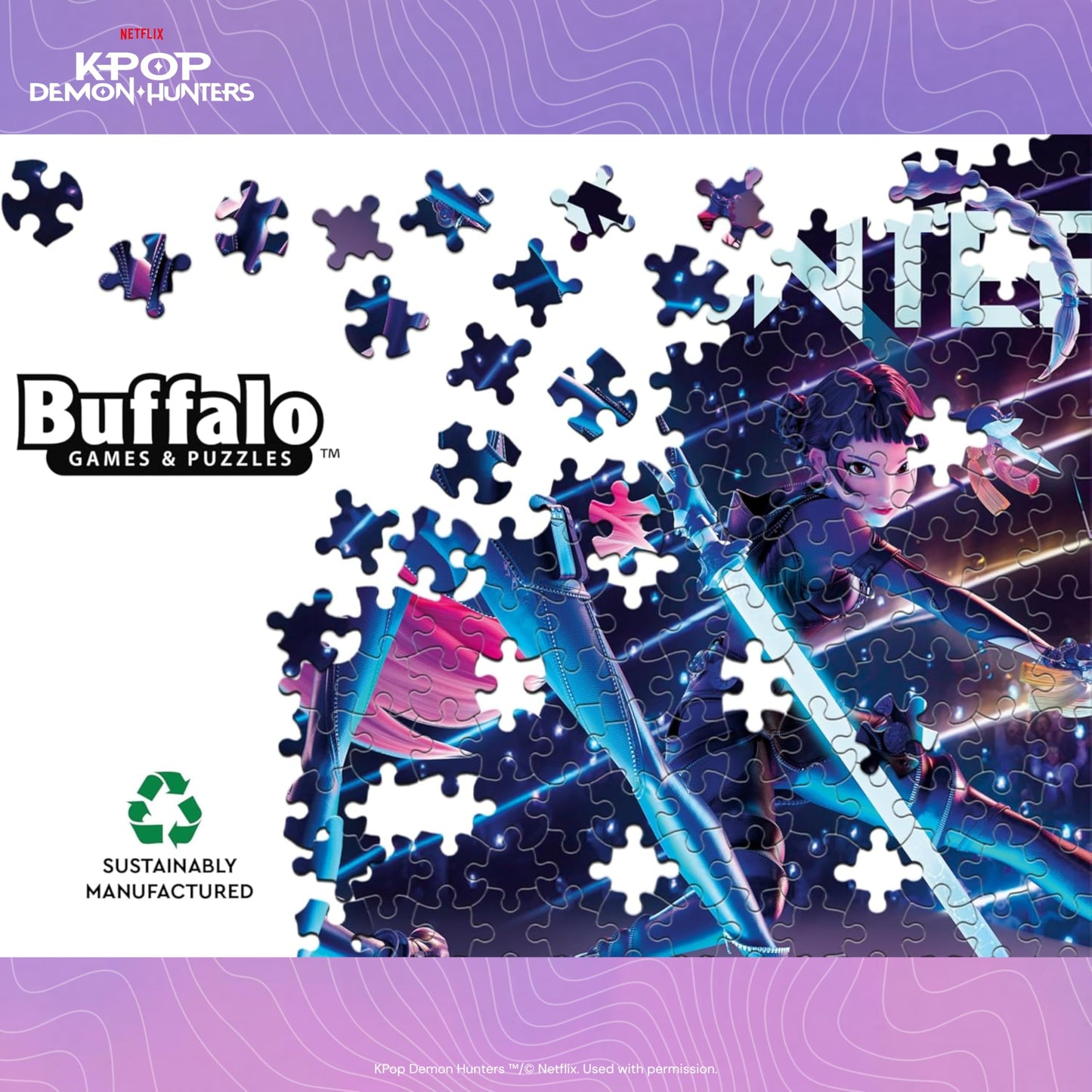 Ceaco - Kpop Demon Hunters HUNTR/X Battle - 500 Piece Puzzle for Adults
