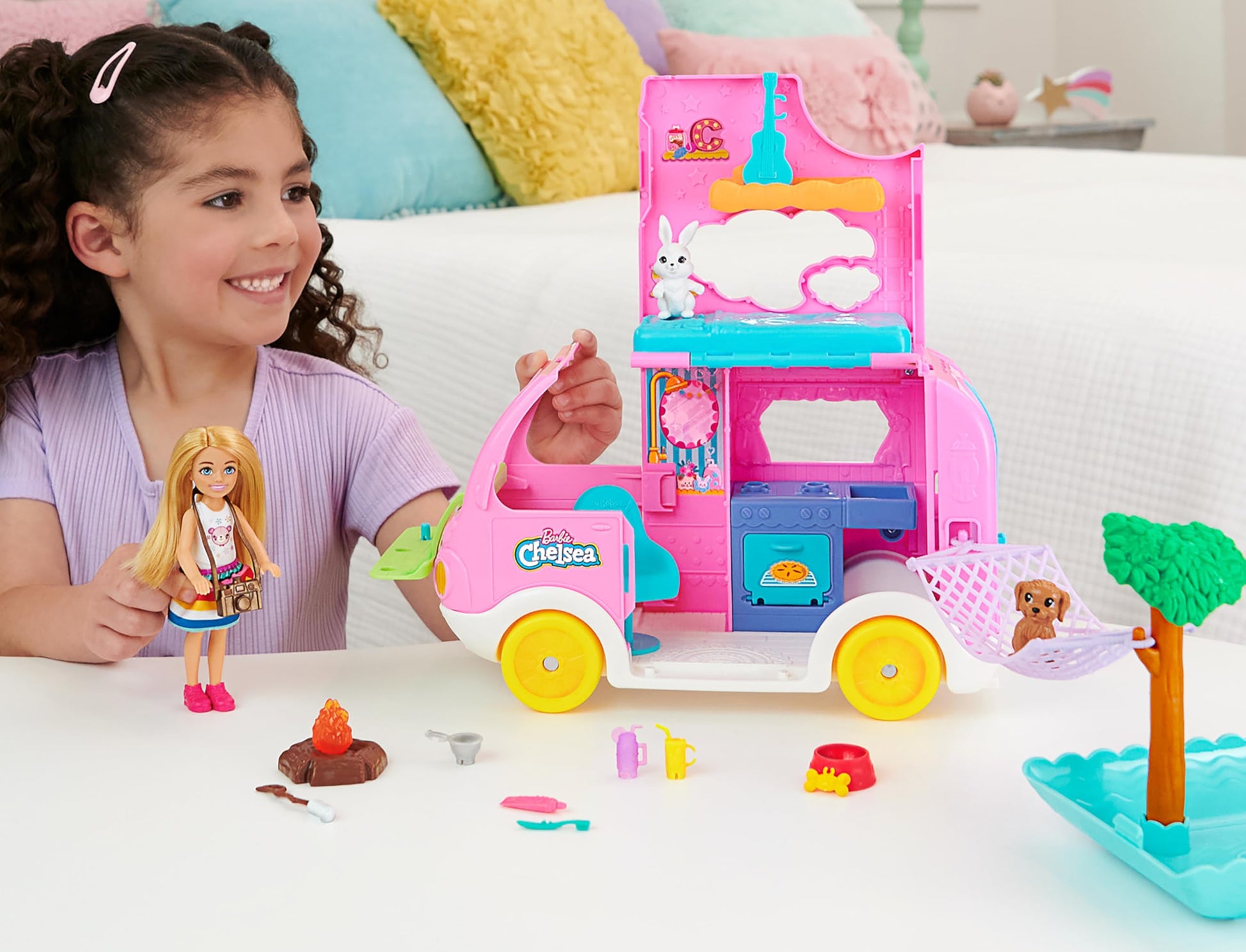 Barbie Camper, Chelsea 2-in-1 Playset