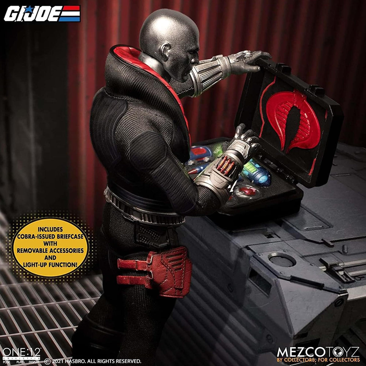Mezco Toys G.I. Joe Figurine lumineuse 1/12 Destro 17 cm