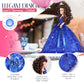 18” Quinceañera Last Doll with Umbrella Dress Stand - Última Muñeca Mis Quince Años Keepsake, Traditional Hispanic Mis 15 Doll, Ceremony & Table