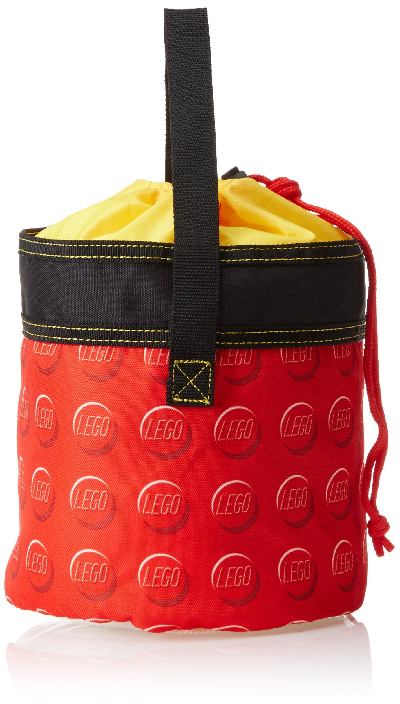 LEGO STORAGE CINCH BUCKET - RED