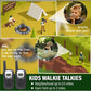 Ezzo Outdoor Adventure Kit for Kids - Walkie-Talkies & Pretend Play Gear - Camouflage Camping, Safari, Hunting Set - Backyard Explorer Toys for Boys