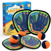 Qrooper Toss and Catch Game with Soft Balls & Sticky Baseball Gloves, Green