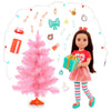 Glitter Girls - 14-Inch Doll Set - Brown Hair & Eyes - Christmas Tree, Ornaments & Outfit 3+ Years - Eve & Holiday Playset
