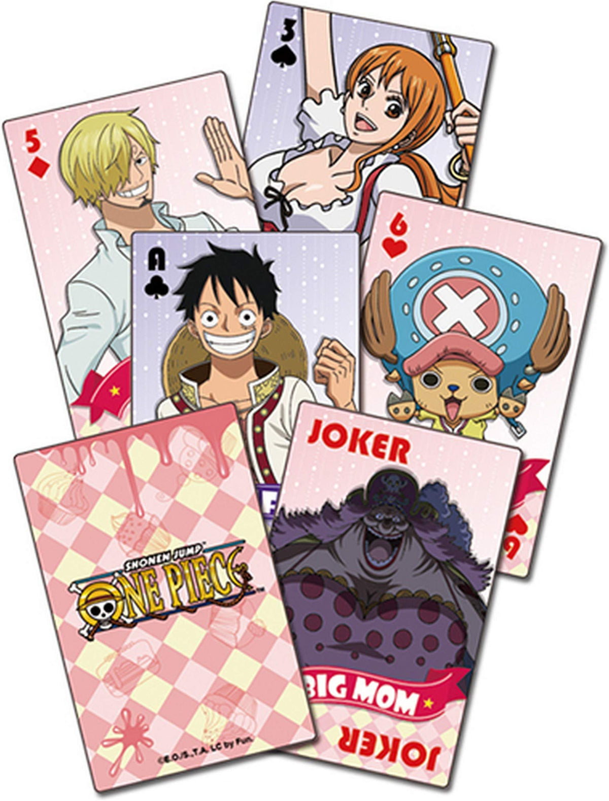 Great Eastern Entertainment One Piece- Whole Cake Island Group Playing Cards