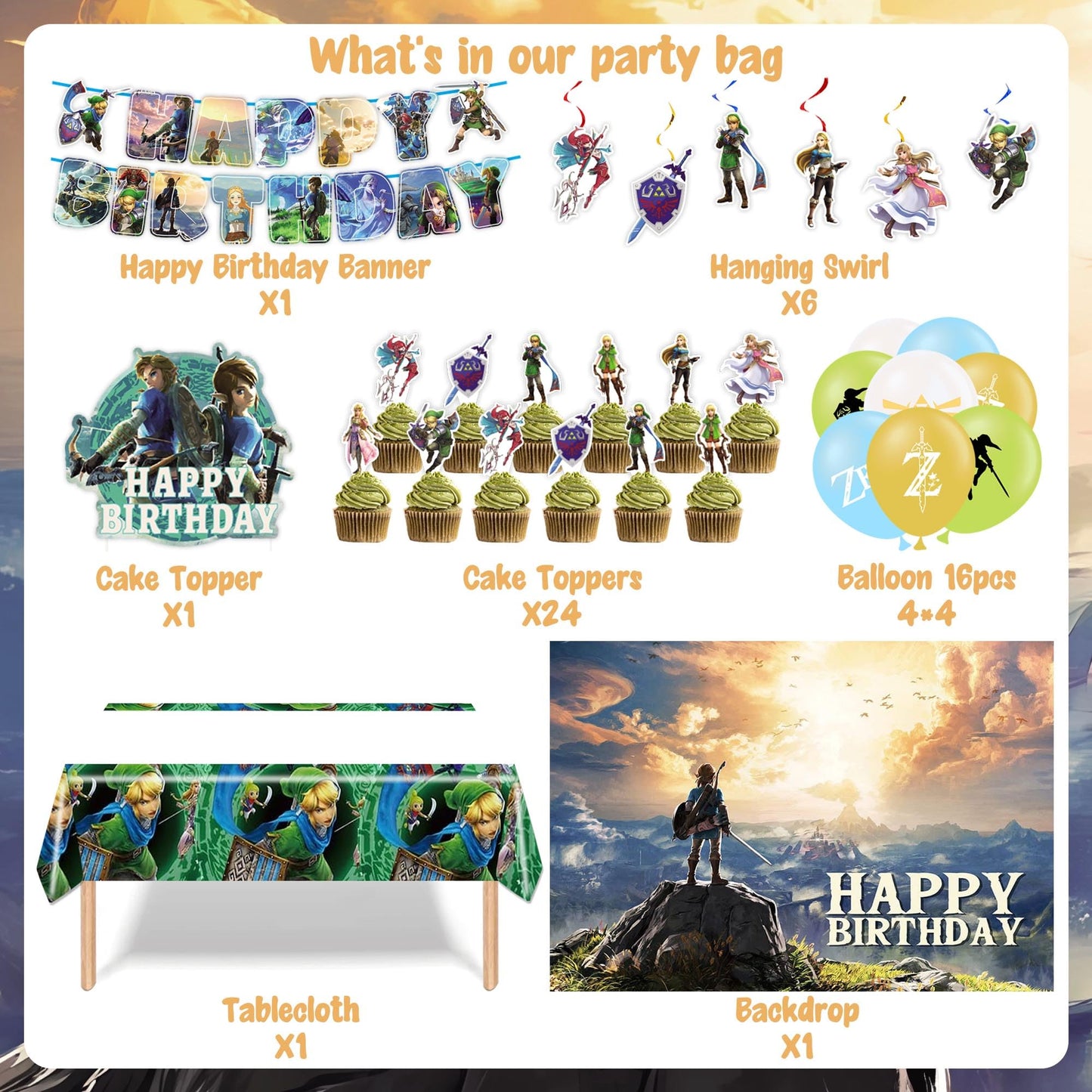 Legend Party Supplies, Green Birthday Party Decorations
