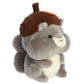Aurora Festive Holiday Life in A Nutshell Squirrel Stuffed Animal - Seasonal Cheer - Heartwarming Gifts - Gray 8 Inches