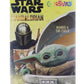 Set of Two of The Star Wars The Madalorian Coloring and Activity Book Set Staring Baby Yoda and Alphabet Stickers