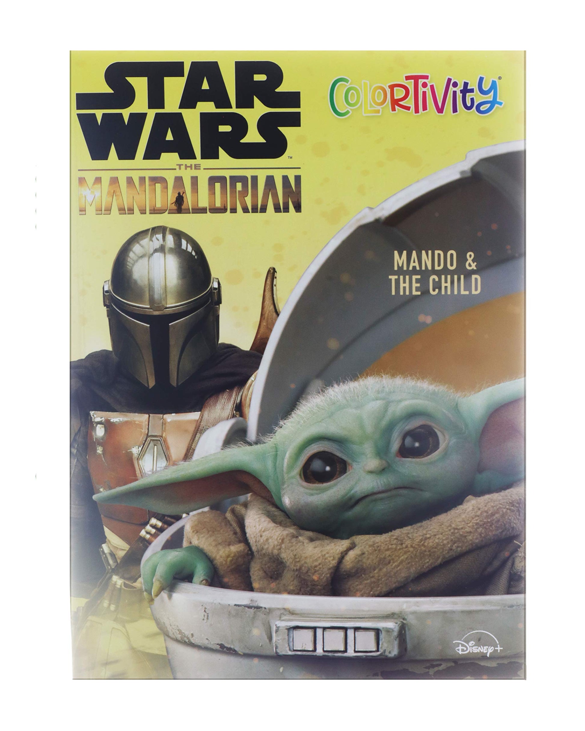 Set of Two of The Star Wars The Madalorian Coloring and Activity Book Set Staring Baby Yoda and Alphabet Stickers