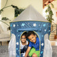 Chuckle & Roar - Spaceship Play Tent - Active Play for Toddlers - Preschool pop up Tunnel Companion - Ages 3 and up - Space Themed Tent