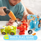 lalalark Dinosaur Cars, Dinosaur Toys for Kids 3-5, Take Apart Construction Building Toy with Electric Drill, STEM Educational Transform Car Playsets