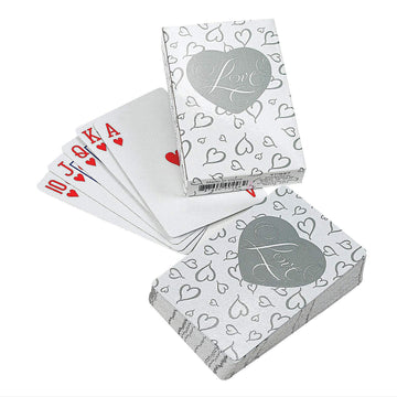 Fun Express - Love Playing Cards for Wedding - Toys - Games - Card Games - Wedding - 12 Decks