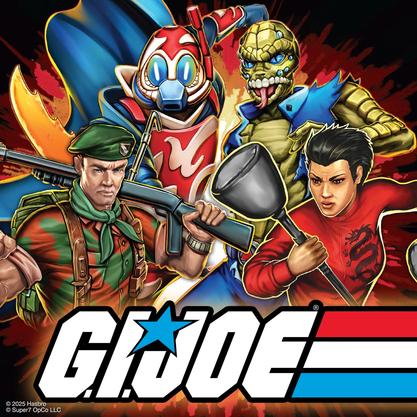 Super7 Reaction+ G.I. Joe Jinx (Movie Collection) - 3.75" G.I. Joe Action Figure with Accessories - Classic Cartoon Collectibles and Retro Toys