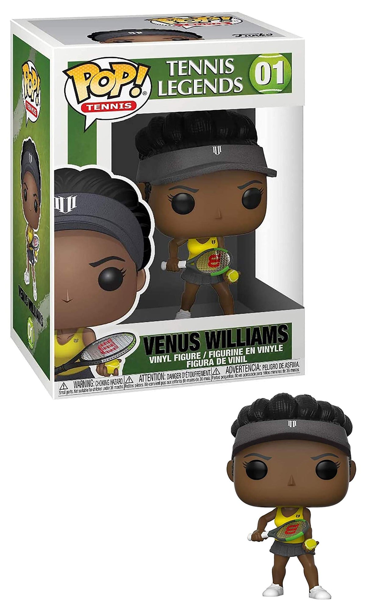 Funko Pop! Legends: Tennis Legends - Venus Williams, Multicolor