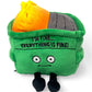 Punchkins Dumpster Fire Plushie - I'm Fine, Everything is Fine! Dumpster Fire Plush, Emotional Support Plushie, Funny Plush Toy for Gifting
