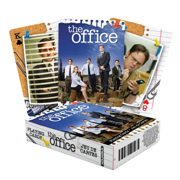 AQUARIUS The Office Cast Playing Cards - The Office Themed Deck of Cards for Your Favorite Card Games - Officially Licensed The Office Merchandise