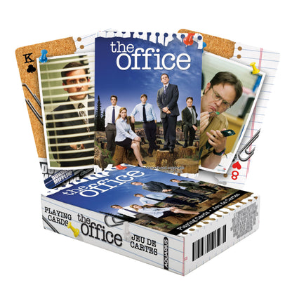 AQUARIUS The Office Cast Playing Cards - The Office Themed Deck of Cards for Your Favorite Card Games - Officially Licensed The Office Merchandise