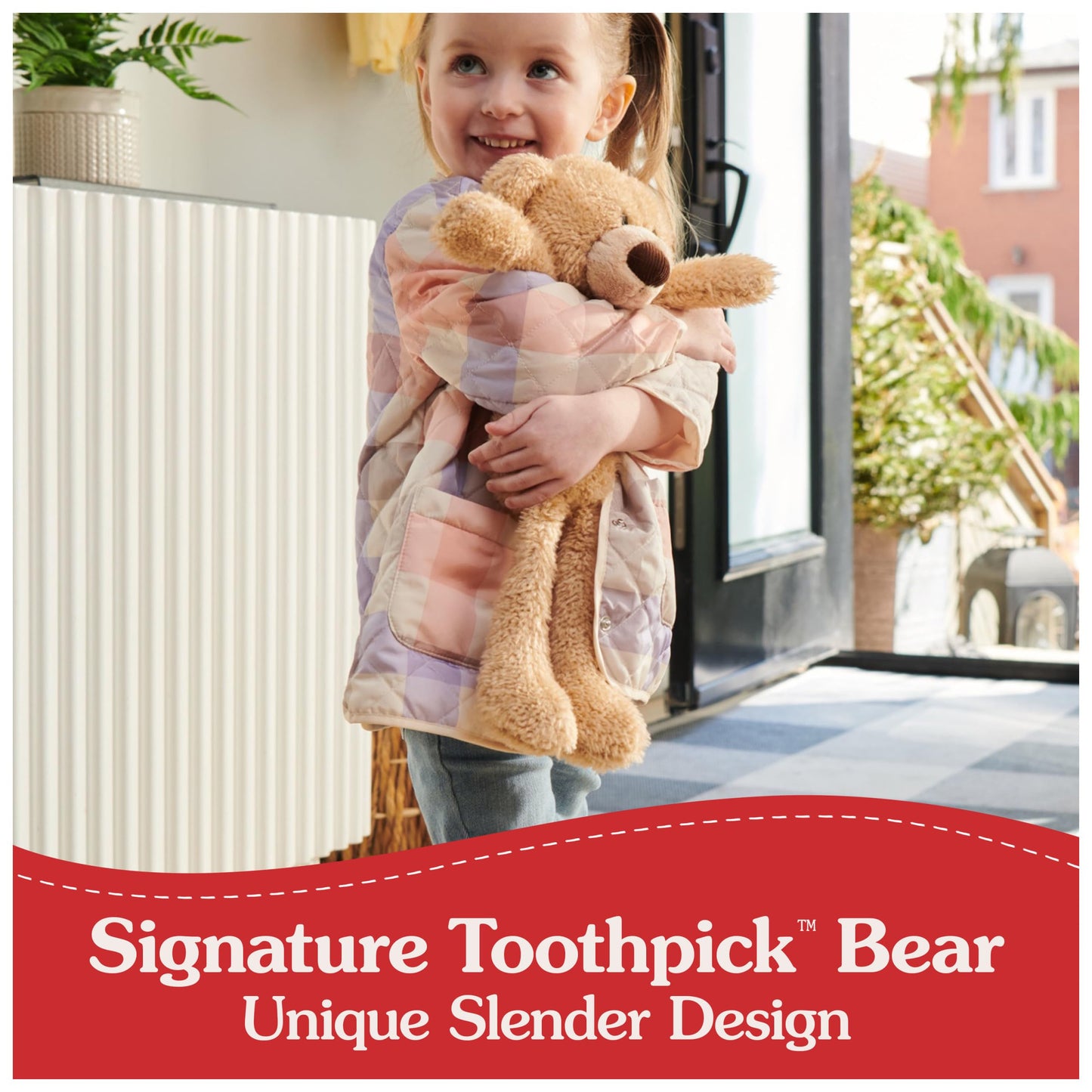 GUND Toothpick 15-Inch Tan Classic Teddy Bear Plush Toy, Ages 0+