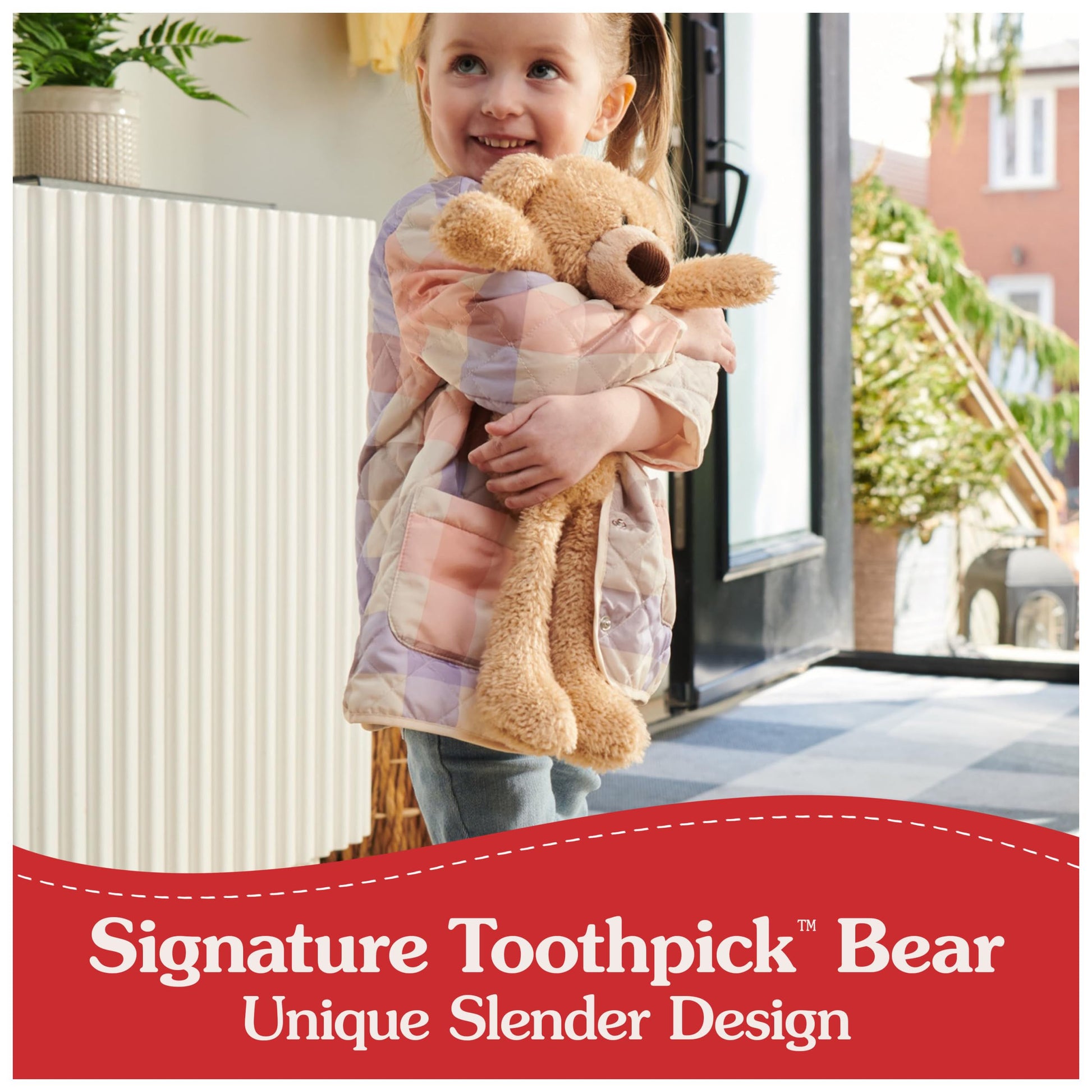 GUND Toothpick 15-Inch Tan Classic Teddy Bear Plush Toy, Ages 0+