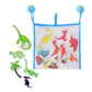 Buddy & Barney: Bath Time Stickers - Dinosaurs - 18 Foam Dino Character Pieces, Suction Cup Mesh Storage Bag, Prehistoric Play, Water Toy, Kids 3+