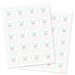 40 cnt Donut Birthday Party Thank You Favor Stickers