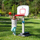 Grow’n Up Adjustable Height Toddler Basketball Hoop - Kids First Basketball Stand with Ball - Portable Indoor & Outdoor Sports Training Toy for Boys