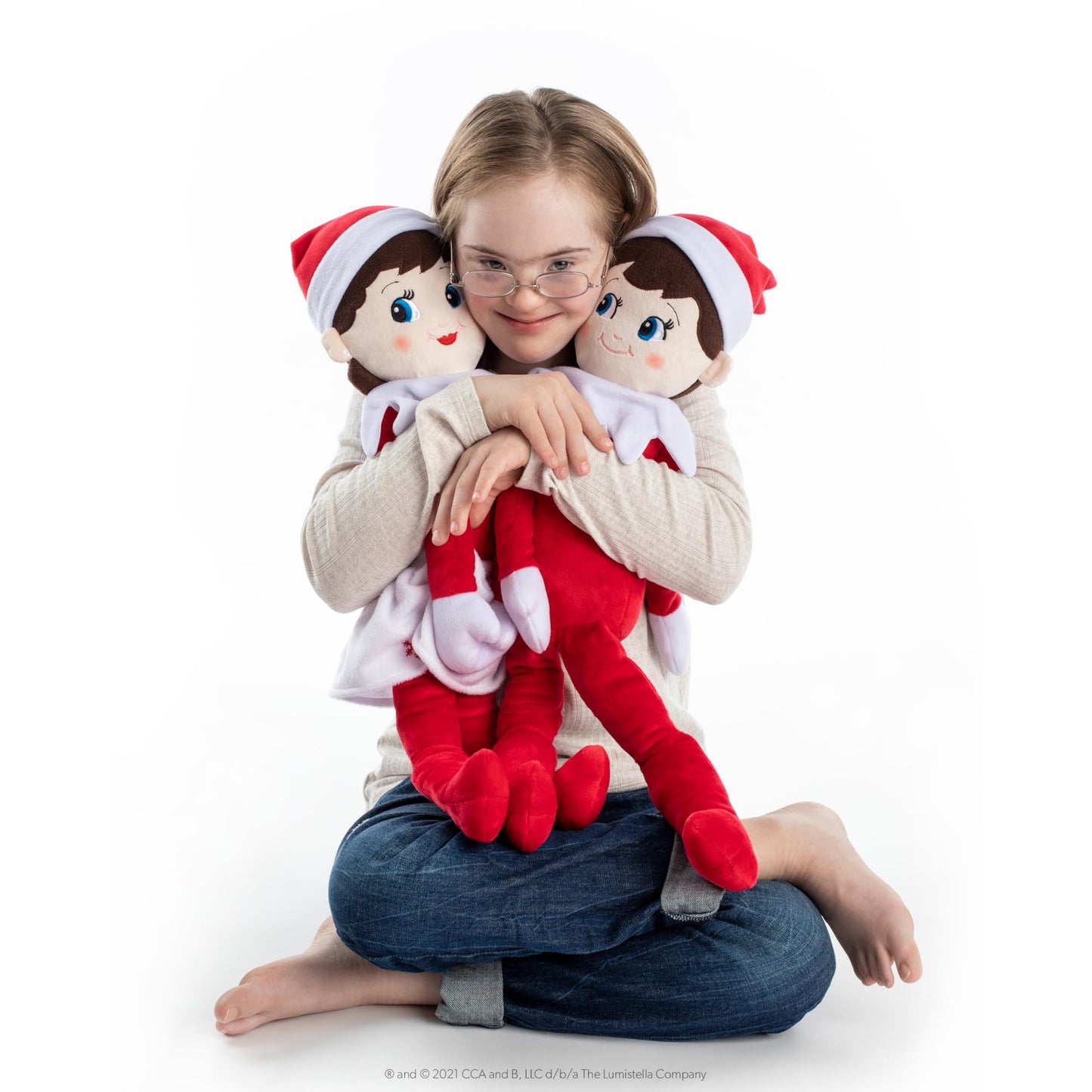 The Elf on the Shelf Plushee Pals 27-Inch Boy Scout Elf Plush Blue Eyes